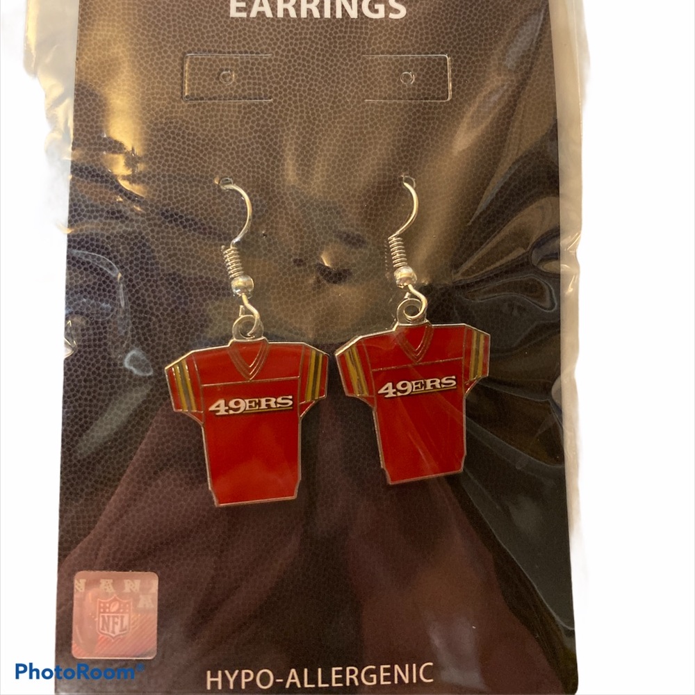 49ers earrings
